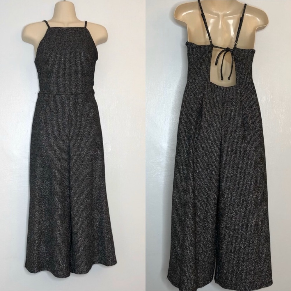 Wild Fable knit wide leg crop jumpsuit S